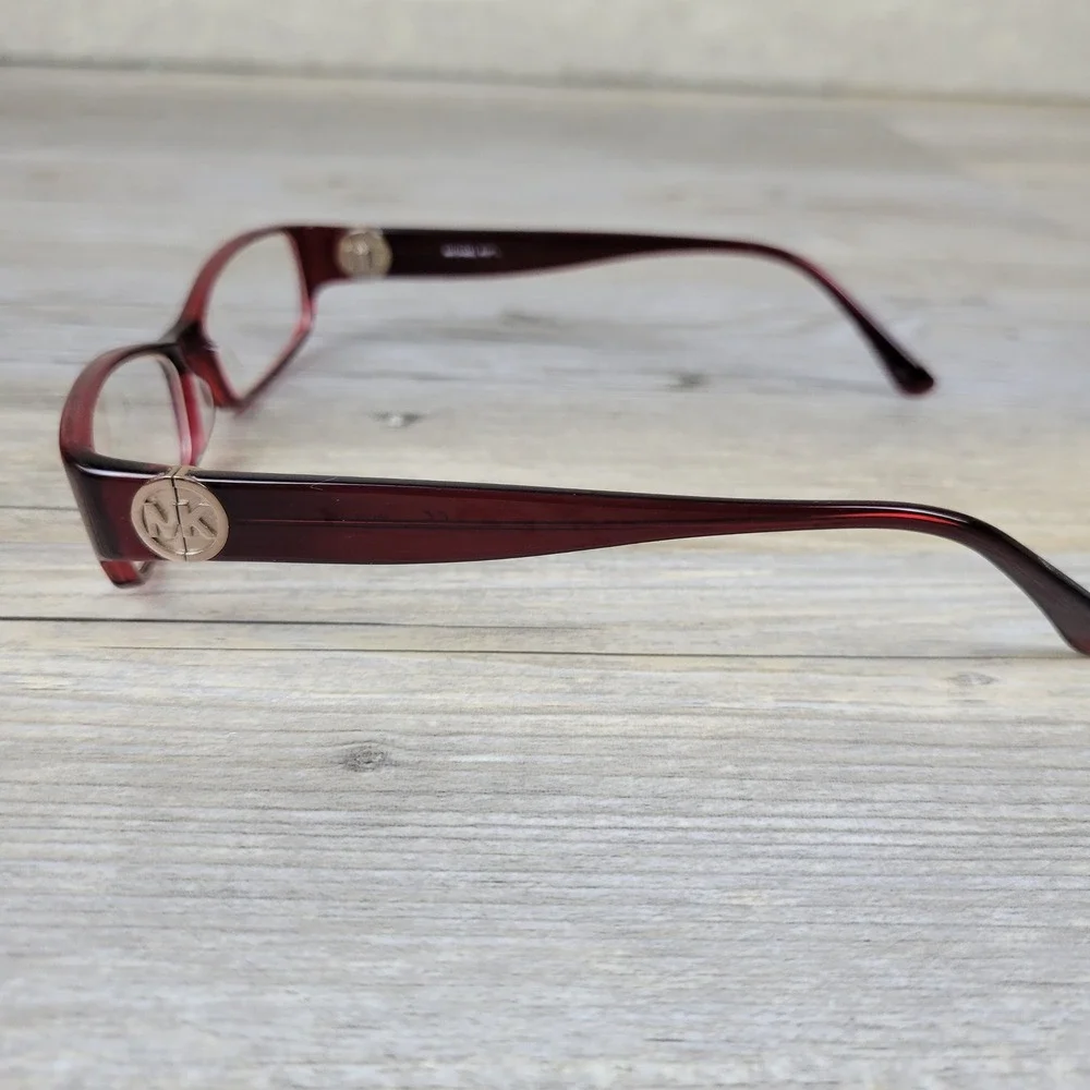Michael Kors Eyeglasses Frames MK829 Burgundy Rectangular Women 50-16-135